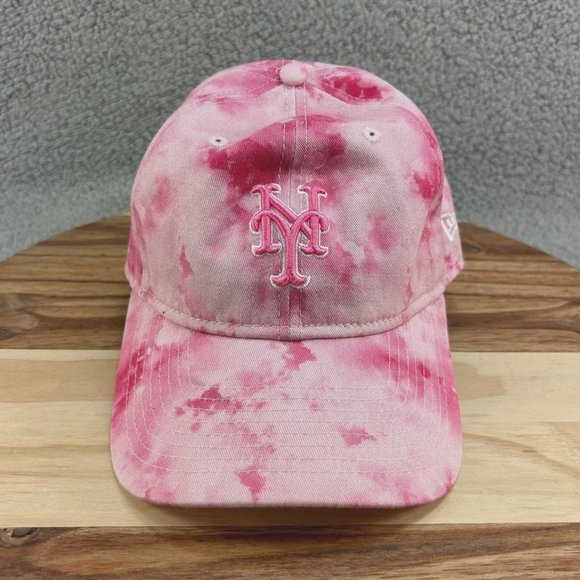New Era New York Mets NY MLB Pink Adjustable Strapback Hat Cap Mothers Day - Picture 1 of 5